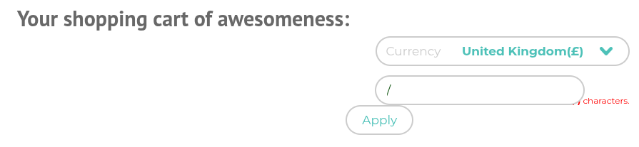 [STYLING] The coupon validation message styling was corrected on the cart page.